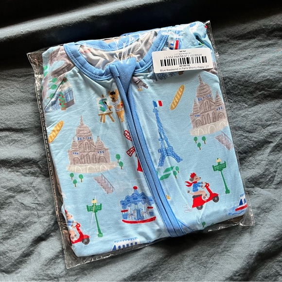 Little Sleepies Other - Little Sleepies Weekend in Paris Shorty Zippy